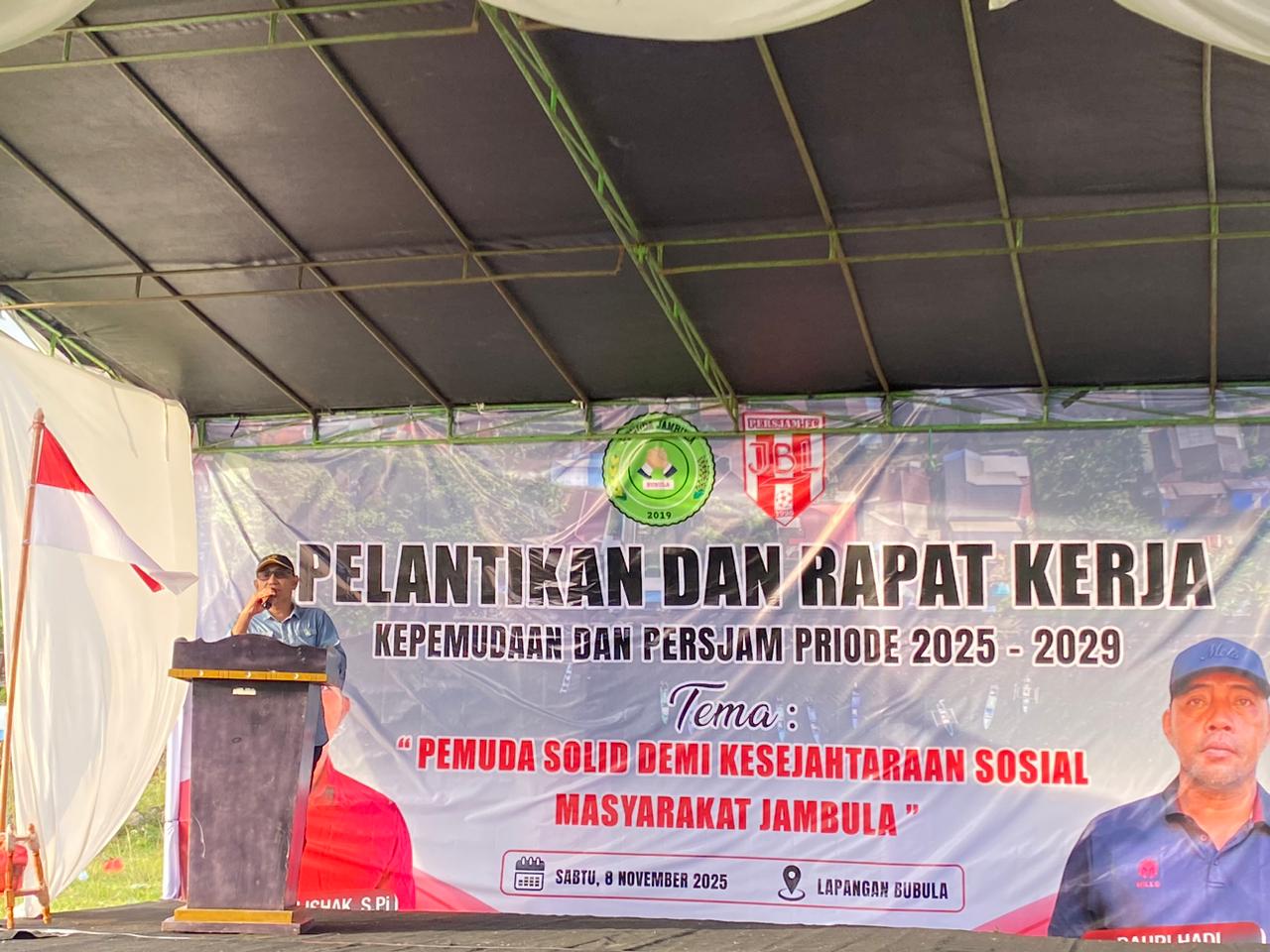 Pelantikan dan Rapat Kerja Kepemudaan serta Persjam periode 2025–2029 (Kelurahan Jambula)